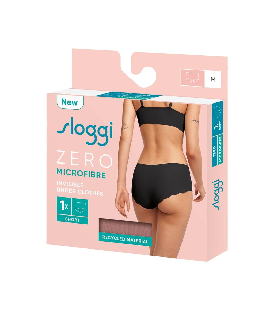 Sloggi - ZERO Microfibre 2.0 Short - Oud roze Short Sloggi