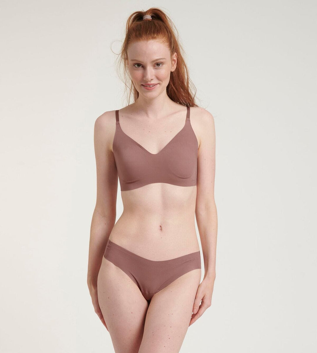 Sloggi - ZERO Modal 2.0 Hipstring - Oud roze String Sloggi