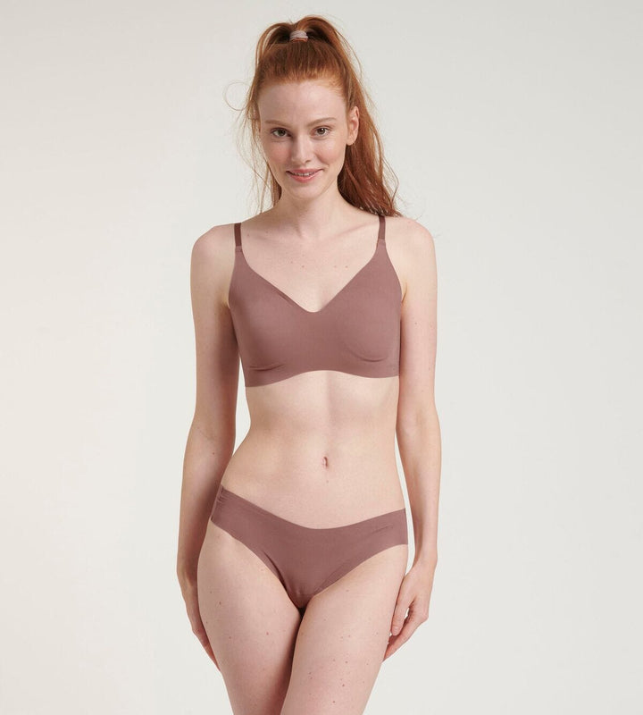 Sloggi - ZERO Modal 2.0 Hipstring - Oud roze String Sloggi