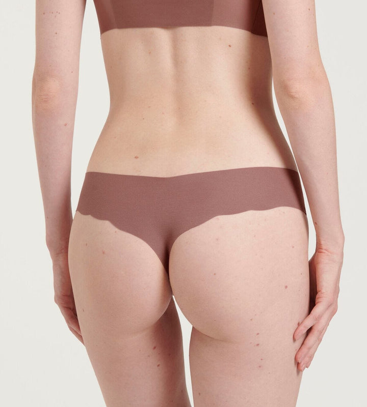 Sloggi - ZERO Modal 2.0 Hipstring - Oud roze String Sloggi