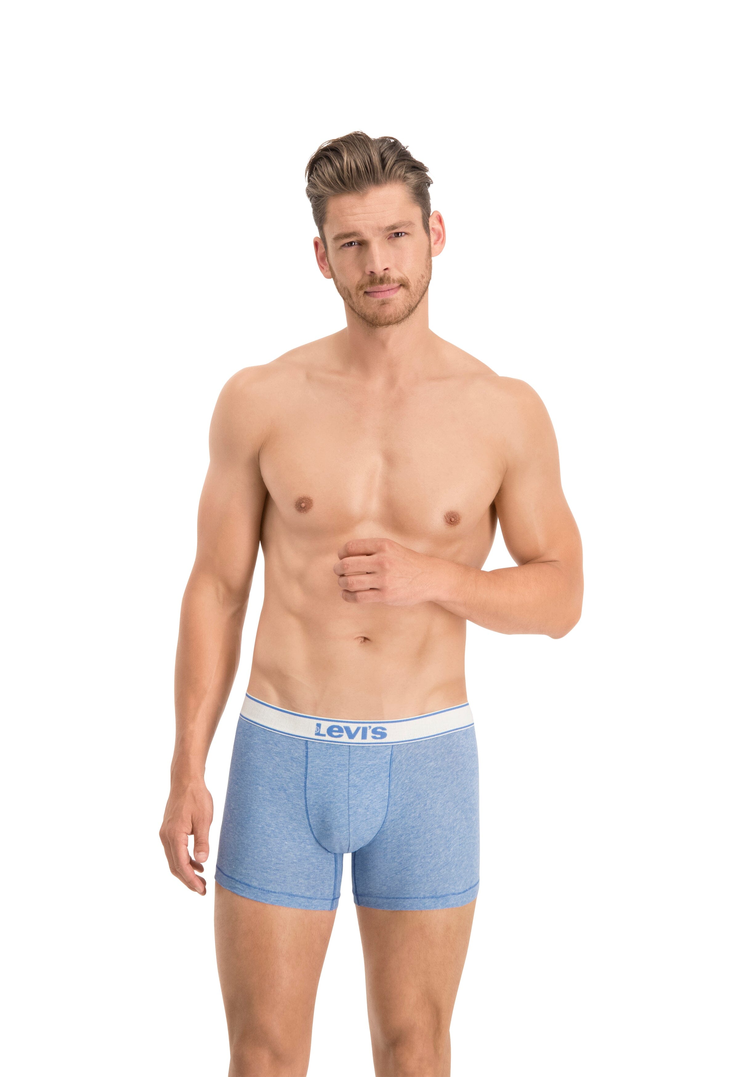 Levi's - Vintage Heather Boxer 2-pack - 100001150 - 012 Light Blue Boxershort Levis 