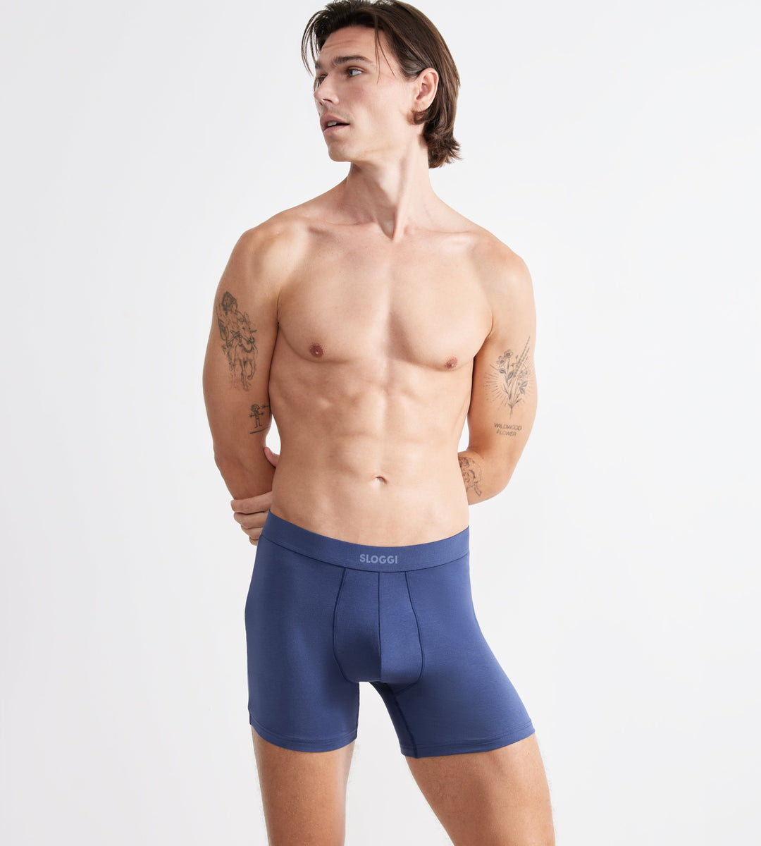 Sloggi - Ever Ease Short 2-pack - Indigo Boxershort Sloggi 