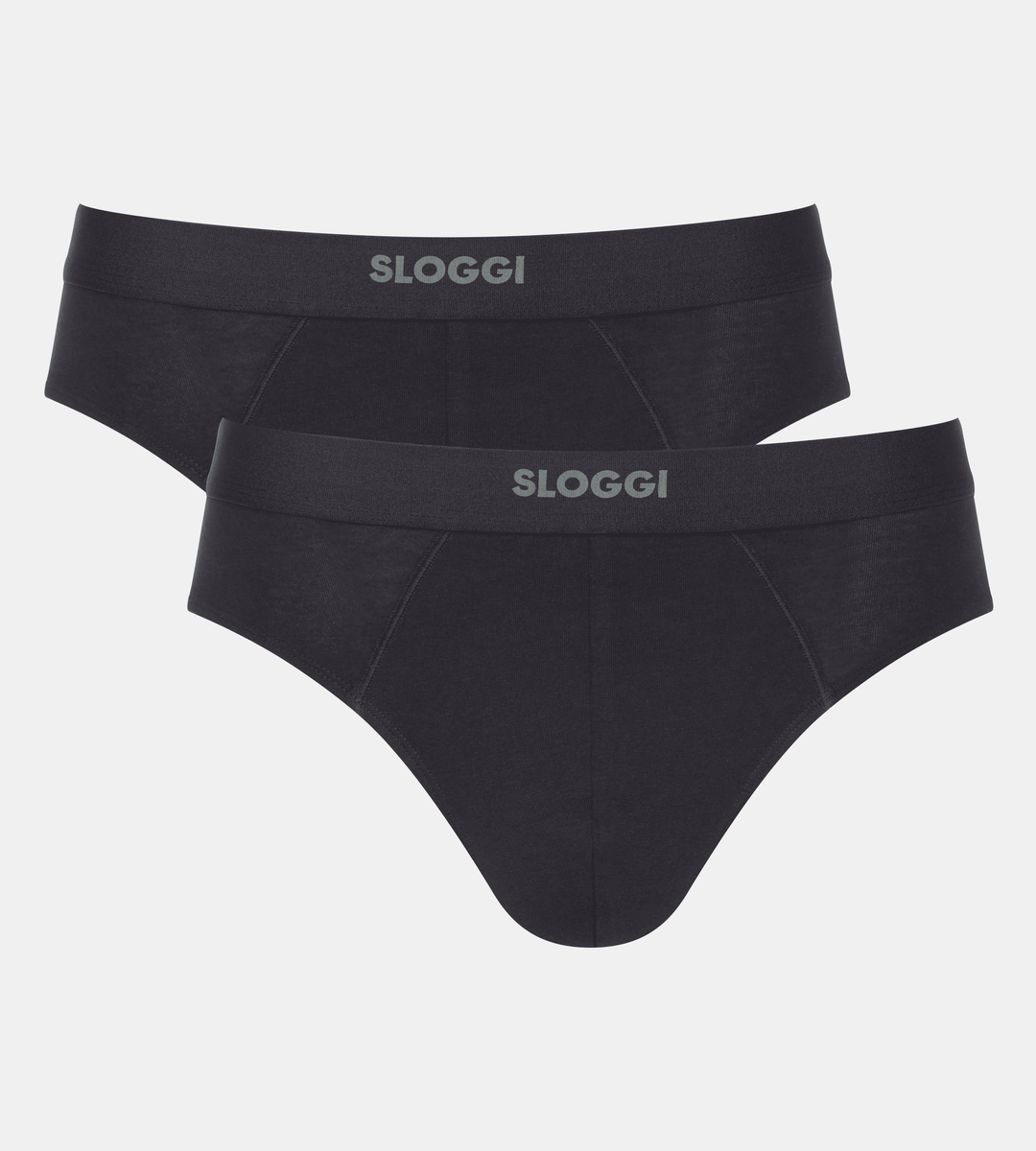 Sloggi - Ever Ease Brief 2-pack - Black Slip Sloggi 