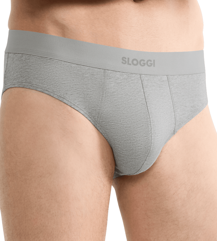 Sloggi - Ever Ease Brief 2-pack - Mulit-Colour (Grey) Slip Sloggi 