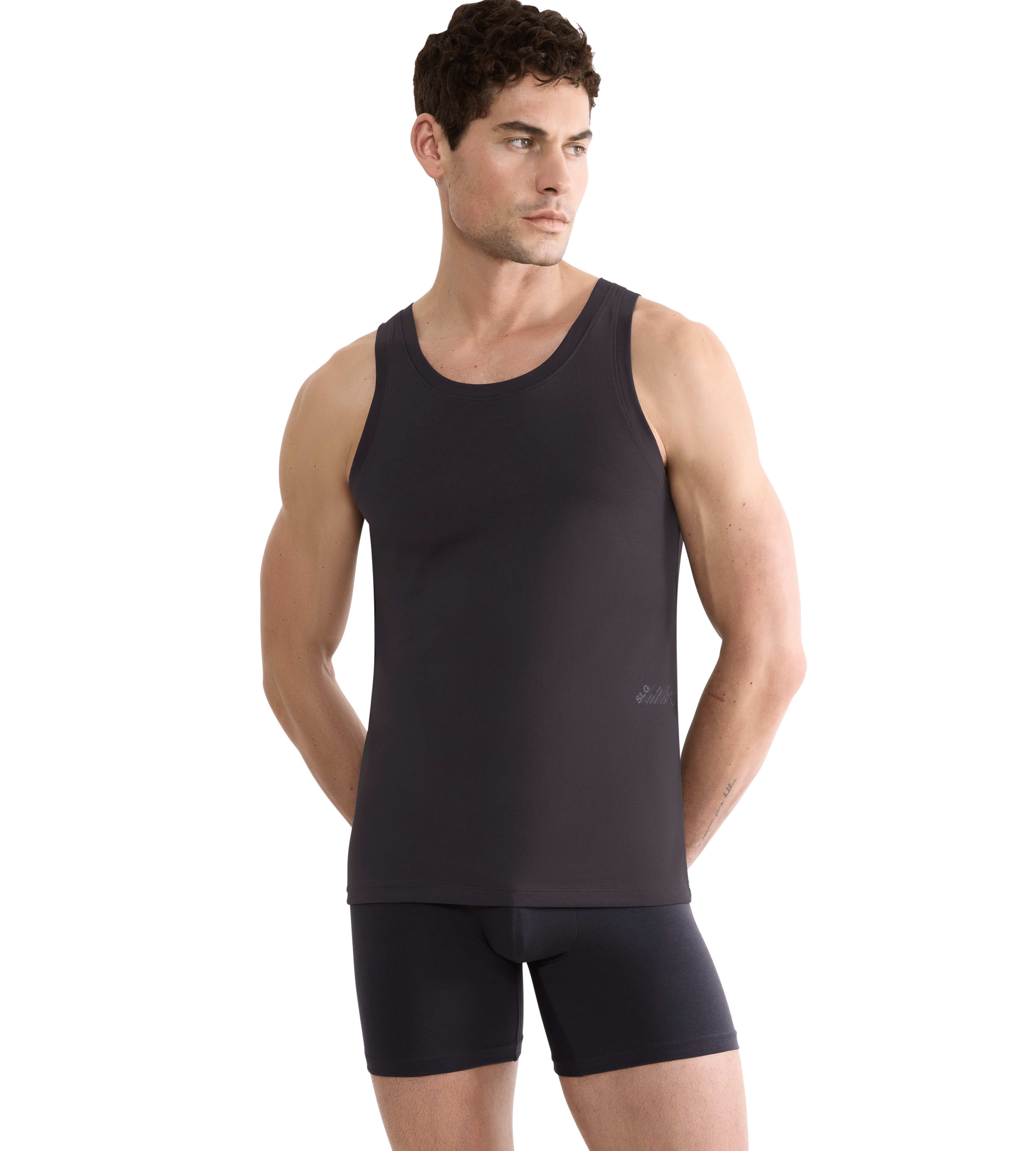 Sloggi - SLG Base Tank Top - 3828 Charcoal Hemd Sloggi 