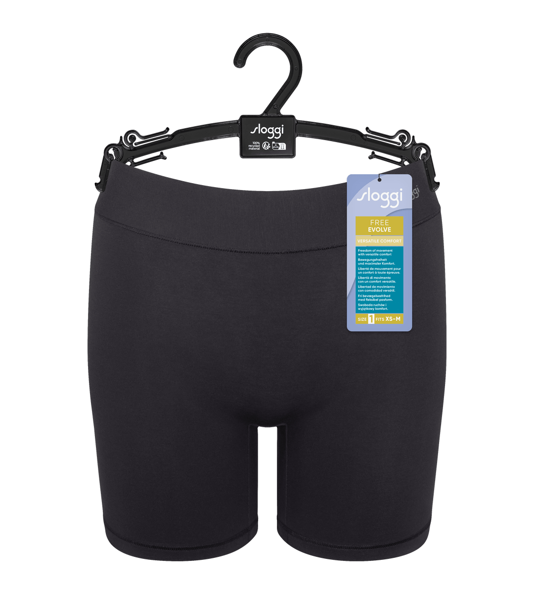 Sloggi - Free Evolve Cyclist - 0004 Black Boxershort Sloggi 