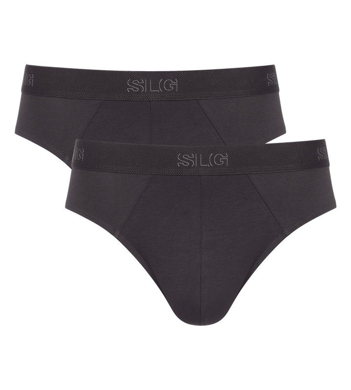 Sloggi - SLG Base Brief 2-pack - 3828 Charcoal Slip Sloggi 