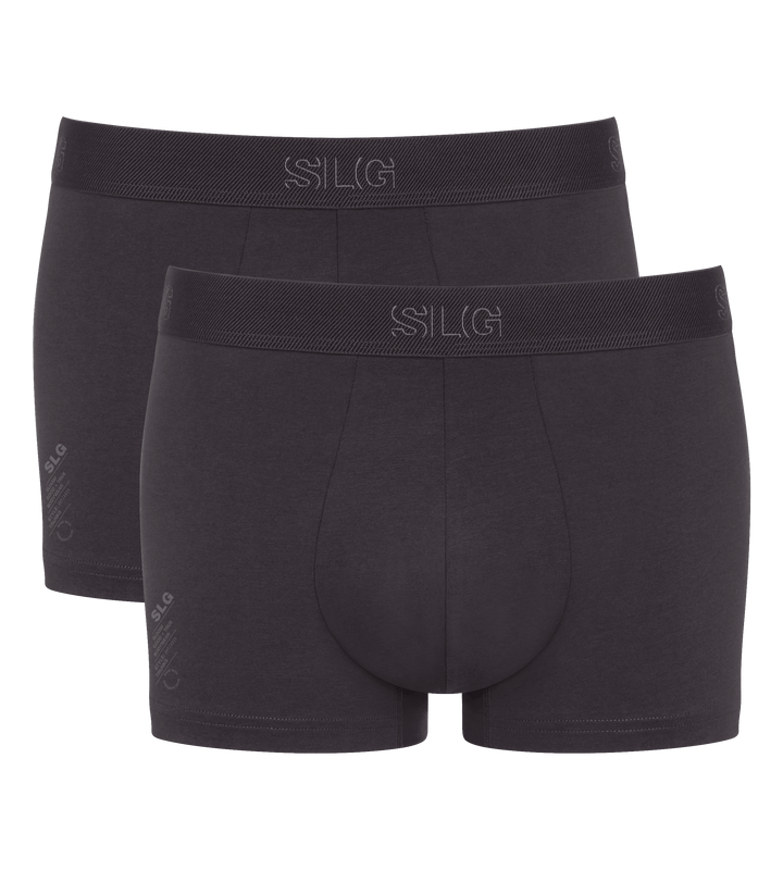 Sloggi - SLG Base Trunk 2-pack - 3828 Charcoal Slip Sloggi 