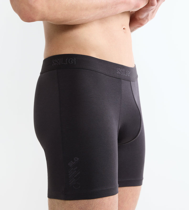 Sloggi - SLG Base Short 2-pack - 3828 Charcoal Boxershort Sloggi 
