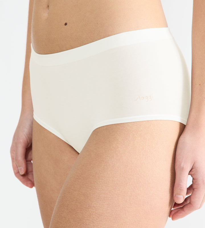 Sloggi - Go Sense HighWaist 2-pack - 00GZ Silk White Slip Sloggi 