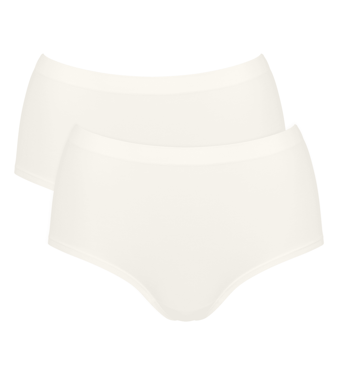 Sloggi - Go Sense HighWaist 2-pack - 00GZ Silk White Slip Sloggi 