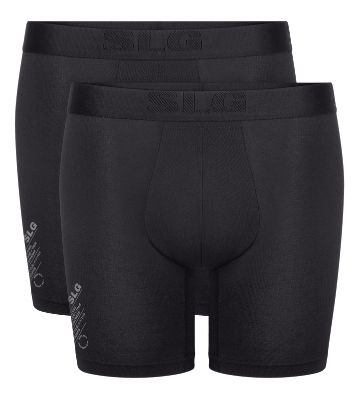Sloggi - SLG Base Soft Short 2-pack - 0004 Black Boxershort Sloggi 