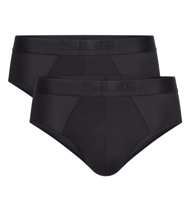 Sloggi - SLG Base Soft Brief 2-pack - 0004 Black Slip Sloggi 