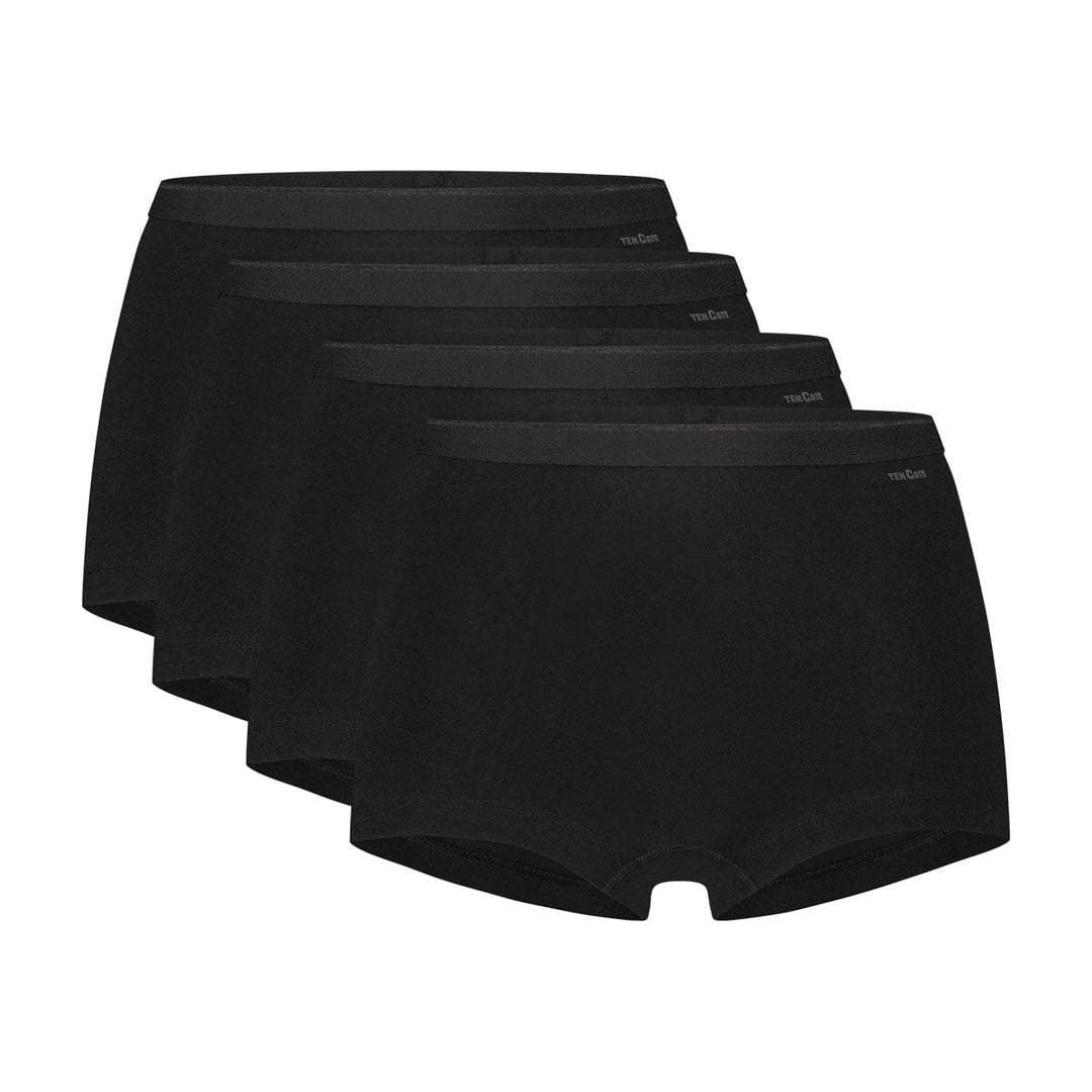 Ten Cate - 32419 - Basic Women Shorts 4-pack - Black Boxershort Ten Cate 