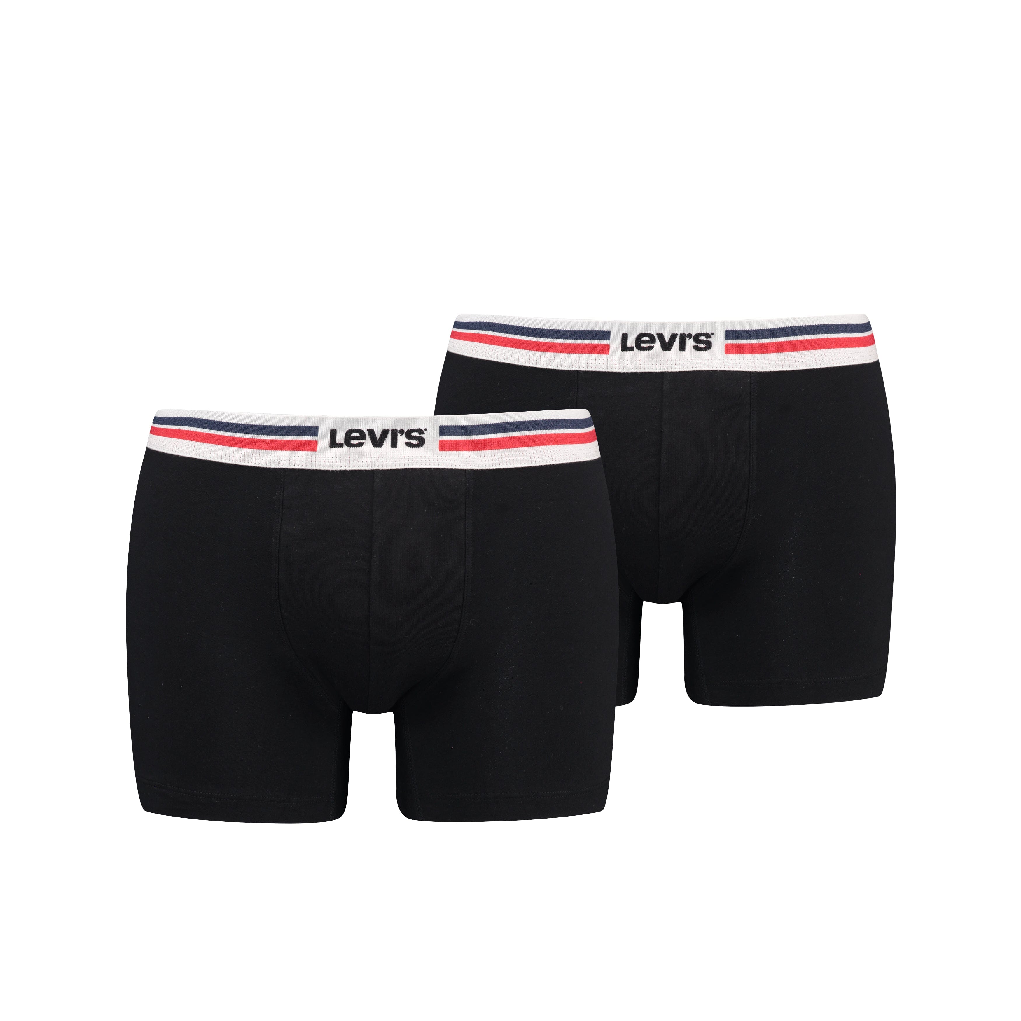 Levi's - Placed Sportswear Logo Boxer 2-pack - 701222843 - 001 Black Boxershort Levis 