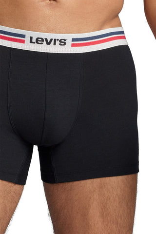 Levi's - Placed Sportswear Logo Boxer 2-pack - 701222843 - 001 Black Boxershort Levis 