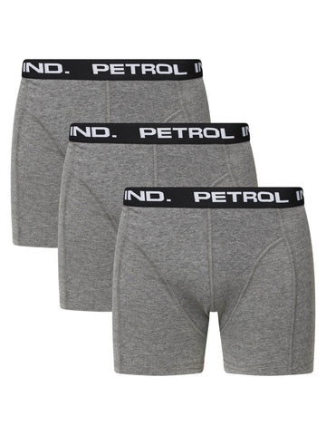 Petrol - Boxershort 3-pack - M-3020-BXR302 - 9093 Anthracite Melee Boxershort Petrol 