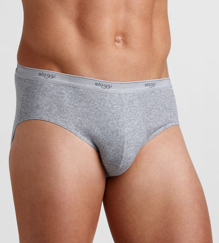 Sloggi - Basic Midi 4-pack - Grijs Slip Sloggi 