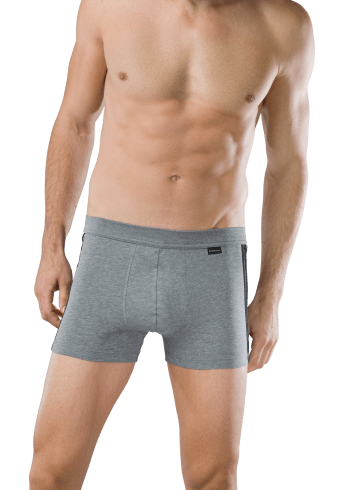 Schiesser - Cotton Stretch Shorts 2-pack - Grijs Short Schiesser 