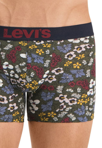 Levi's - Pectolite Flowers Boxer 2-pack - Khaki Boxershort Levis 