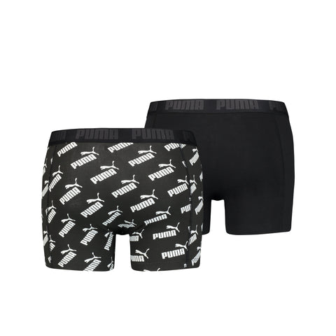 Puma - AOP Boxer 2-pack - Black Boxershort Puma 