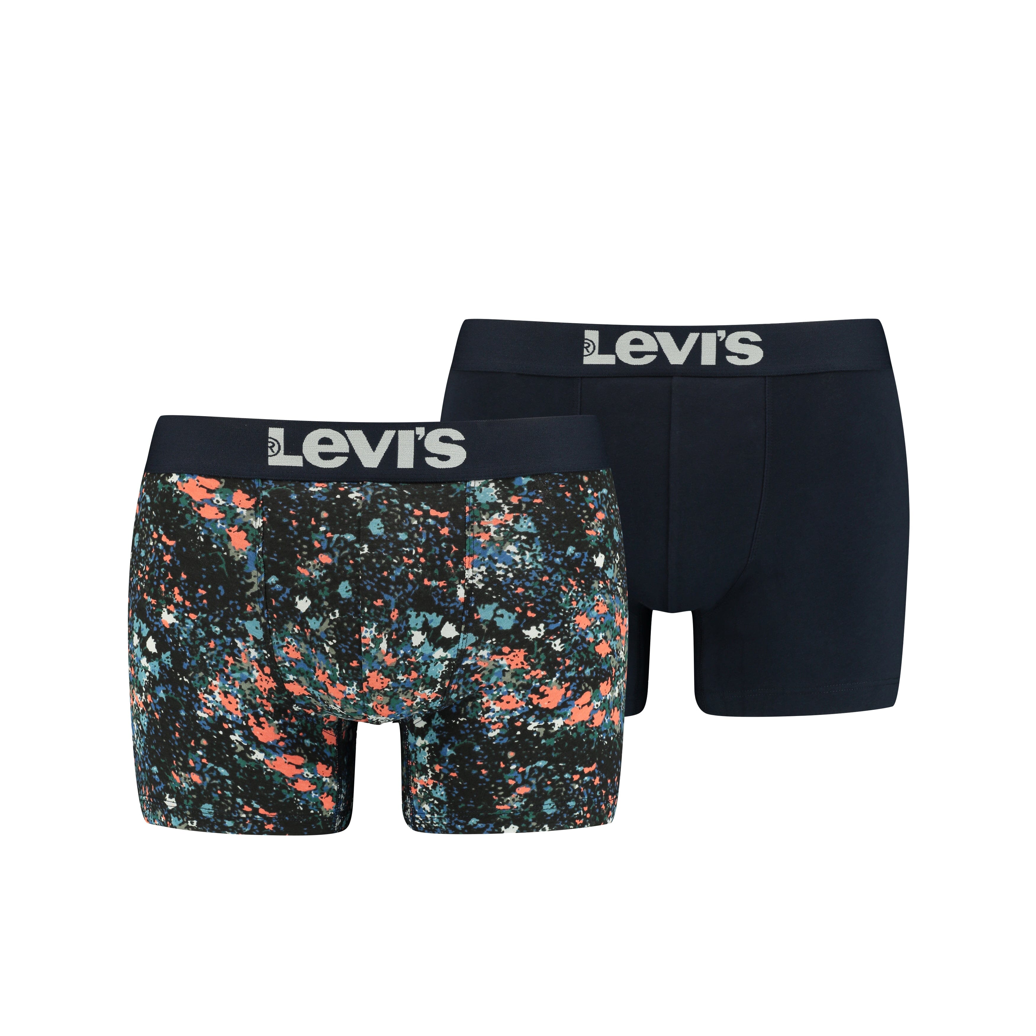 Levis - Men Spacey Flower 2-pack - Navy Boxershort Levis 