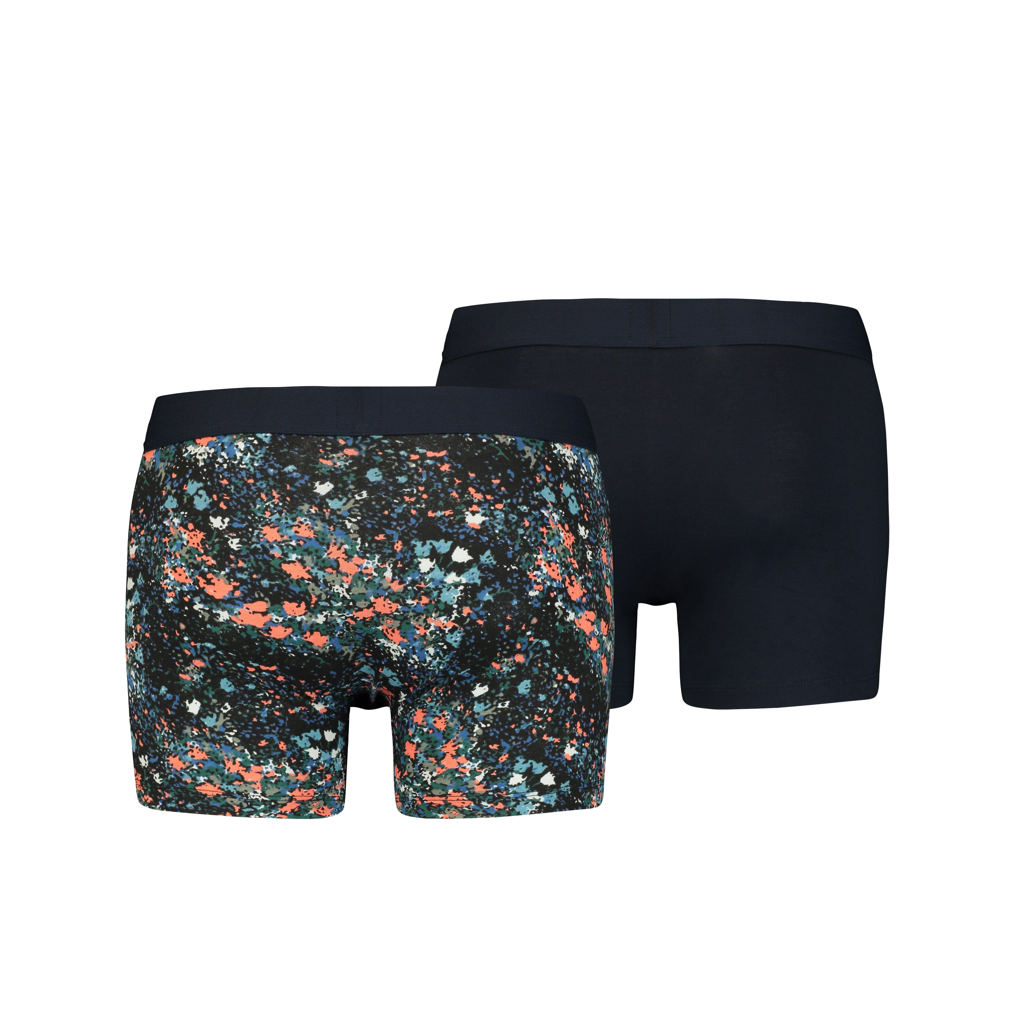 Levis - Men Spacey Flower 2-pack - Navy Boxershort Levis 