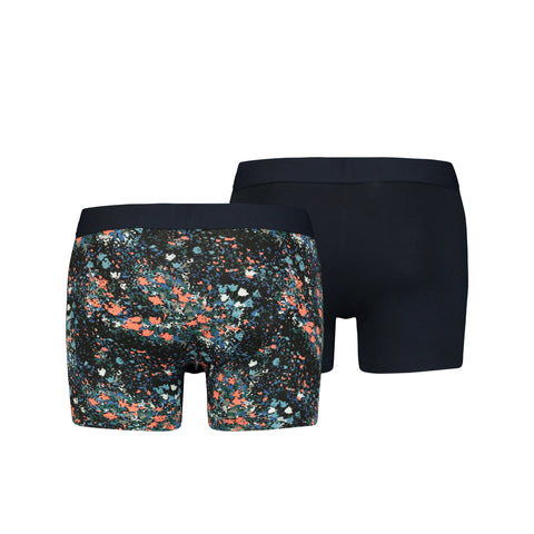 Levis - Men Spacey Flower 2-pack - Navy Boxershort Levis 