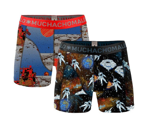 Muchachomalo - Short 2-pack - Space Boxershort Muchachomalo 