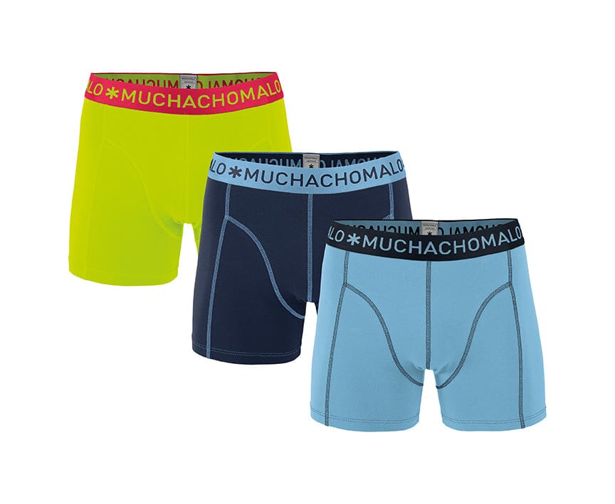 Muchachomalo - Short 3-pack - Solid 181 Boxershort Muchachomalo 
