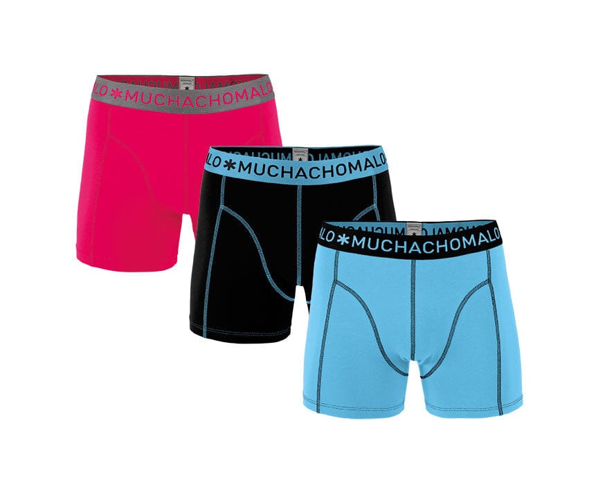Muchachomalo - Short 3-pack - Solid 183 Boxershort Muchachomalo 