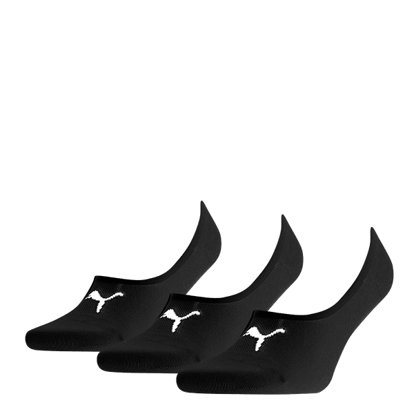 Puma - Footie 3-pack - Black Sokken Puma 
