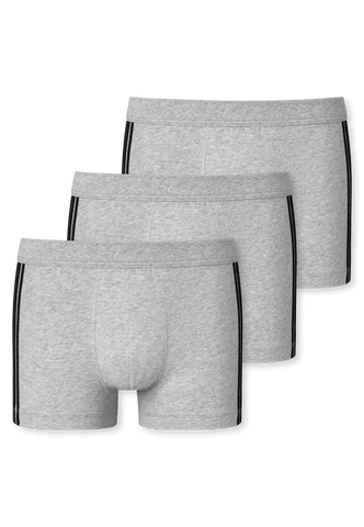 Schiesser 95/5 heren short 3-pack - Grijs Into Underwear Standaard Schiesser 