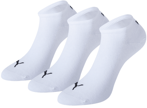 Puma - Sneaker Sokken 3-pack - White Sokken Puma 35/38 White 72% Katoen - 24% Polyester - 3% Polyamide - 1% Elastaan