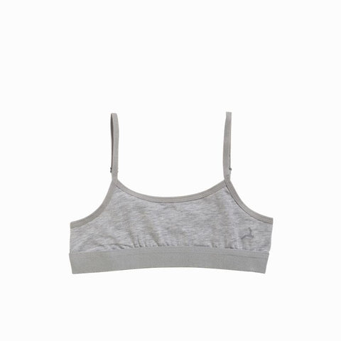 Ten Cate - 30052 - Girls Basic Soft Top - Grey Melee Hemd Ten Cate 