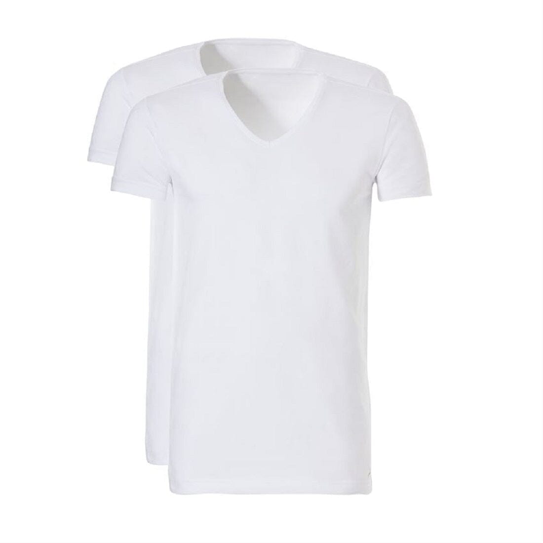 Ten Cate - 30847 - Basic V-Shirt Long 2-pack - White Shirt Ten Cate 