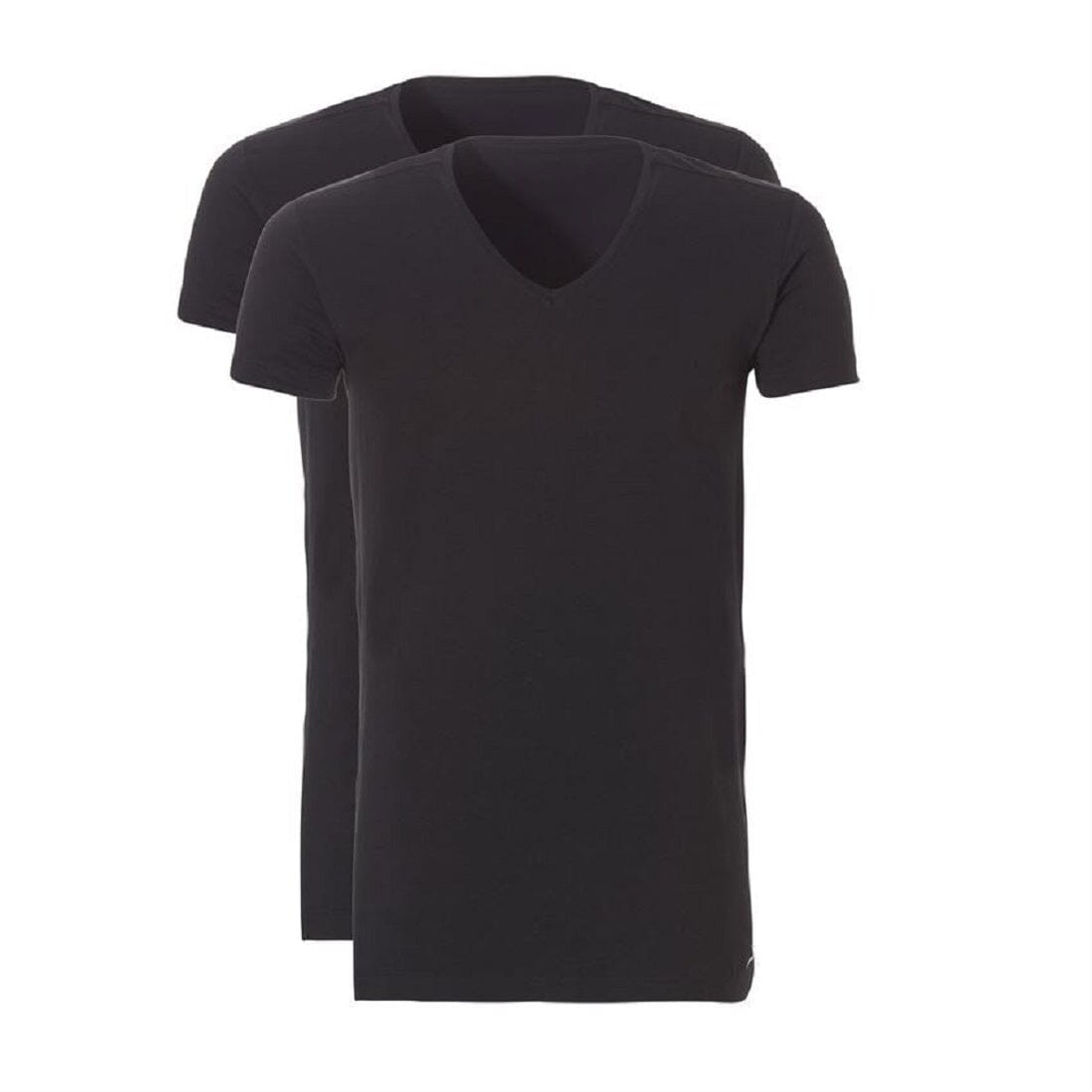 Ten Cate - 30847 - Basic V-Shirt Long 2-pack - Black Shirt Ten Cate 