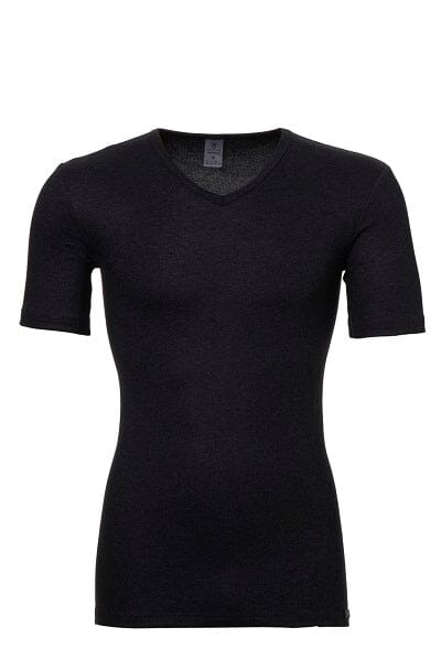 Ten Cate - 3087 - Men Thermal V-Shirt - Zwart Thermo Ondergoed Ten Cate 