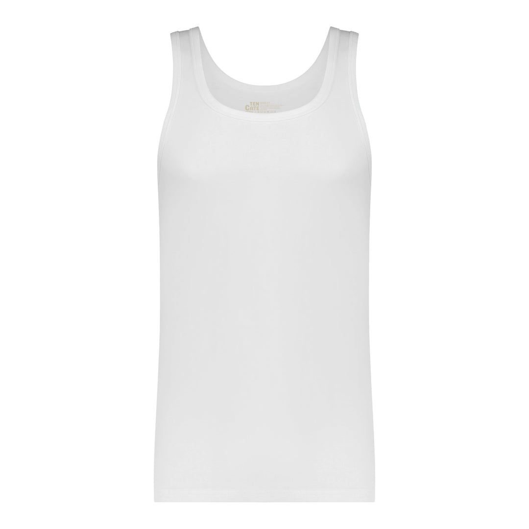 Ten Cate - 32324 - Basic Men Singlet 2-pack - White Hemd Ten Cate 