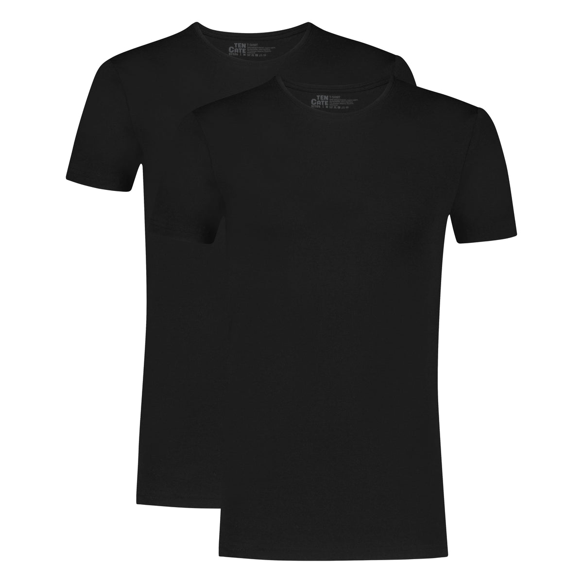 Ten Cate - 32325 - Basic V-Neck Shirt 2-pack - Black Shirt Ten Cate 