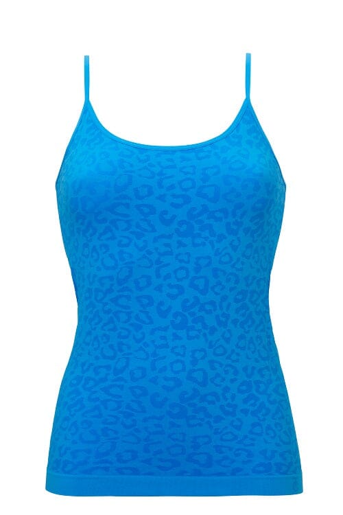 Ten Cate - 3708 - spring safari spaghetti shirt - blue Into Underwear Standaard Ten Cate 