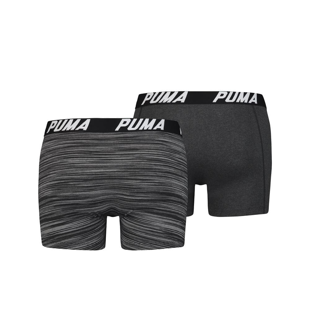 Puma - Spacedye Stripe Boxer 2-pack - Black Boxershort Puma 
