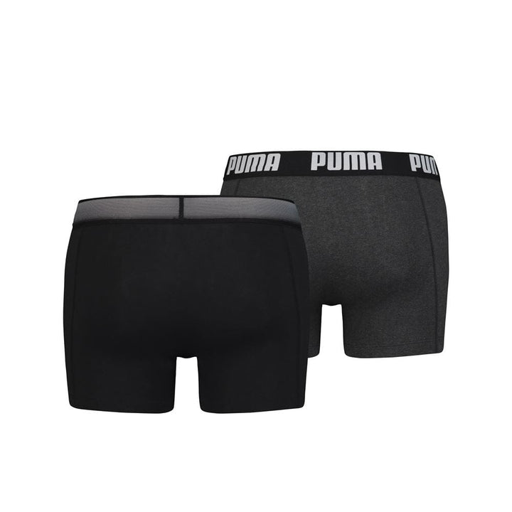 Puma - Statement Bold Logo Boxer 2-pack - Black Boxershort Puma 