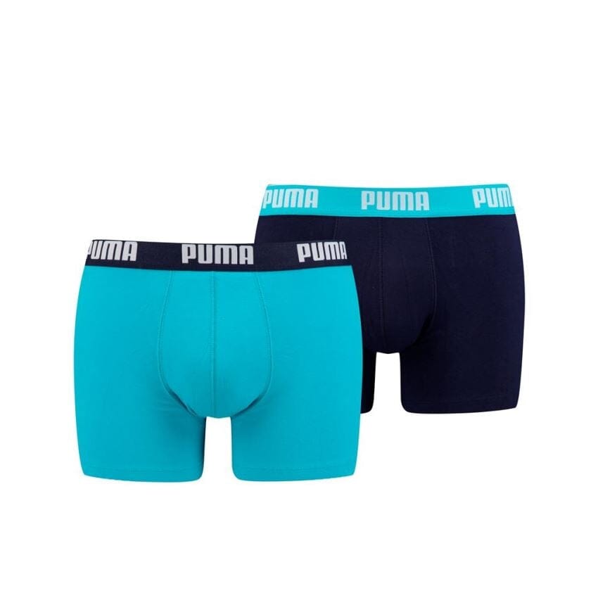 Puma - Basic Boxer 2-pack - Aqua/Blue Boxershort Puma 