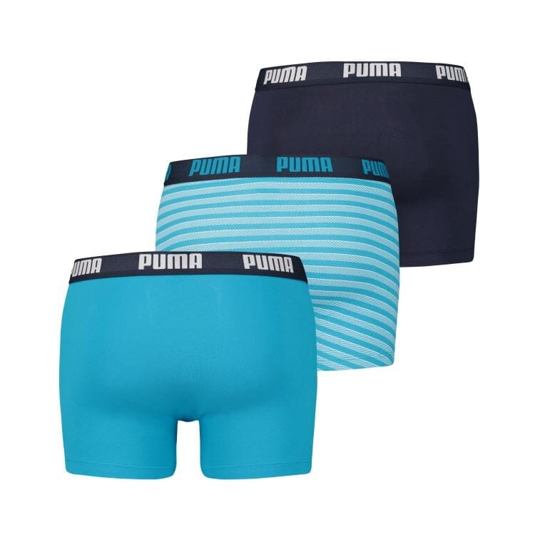 Puma - Stripe Design Boxer 3-pack - Hawaiian Ocean Boxershort Puma 
