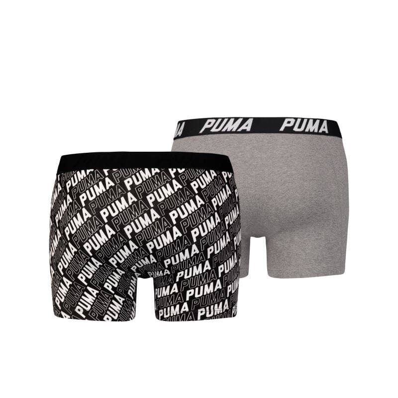 Puma - Basic Boxer 2-pack - Black/ White Boxershort Puma 