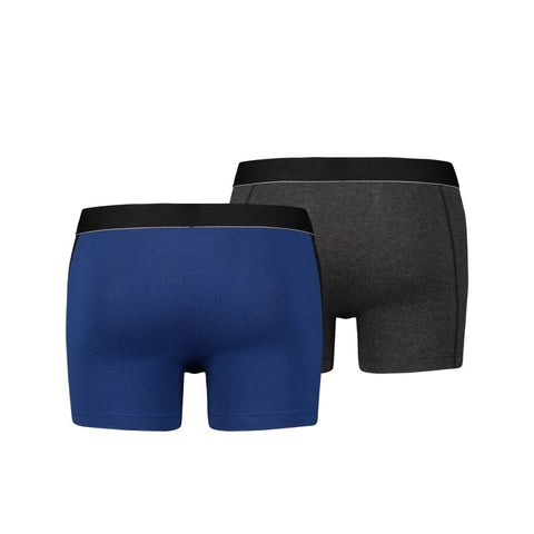 Puma - Basic Boxer 2-pack - Blue/ Silver Boxershort Puma 