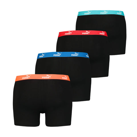 Puma - Solid Boxer 4-pack - Red Combo Boxershort Puma 