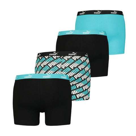 Puma - Print Boxer 4-pack - Blue Combo Boxershort Puma 