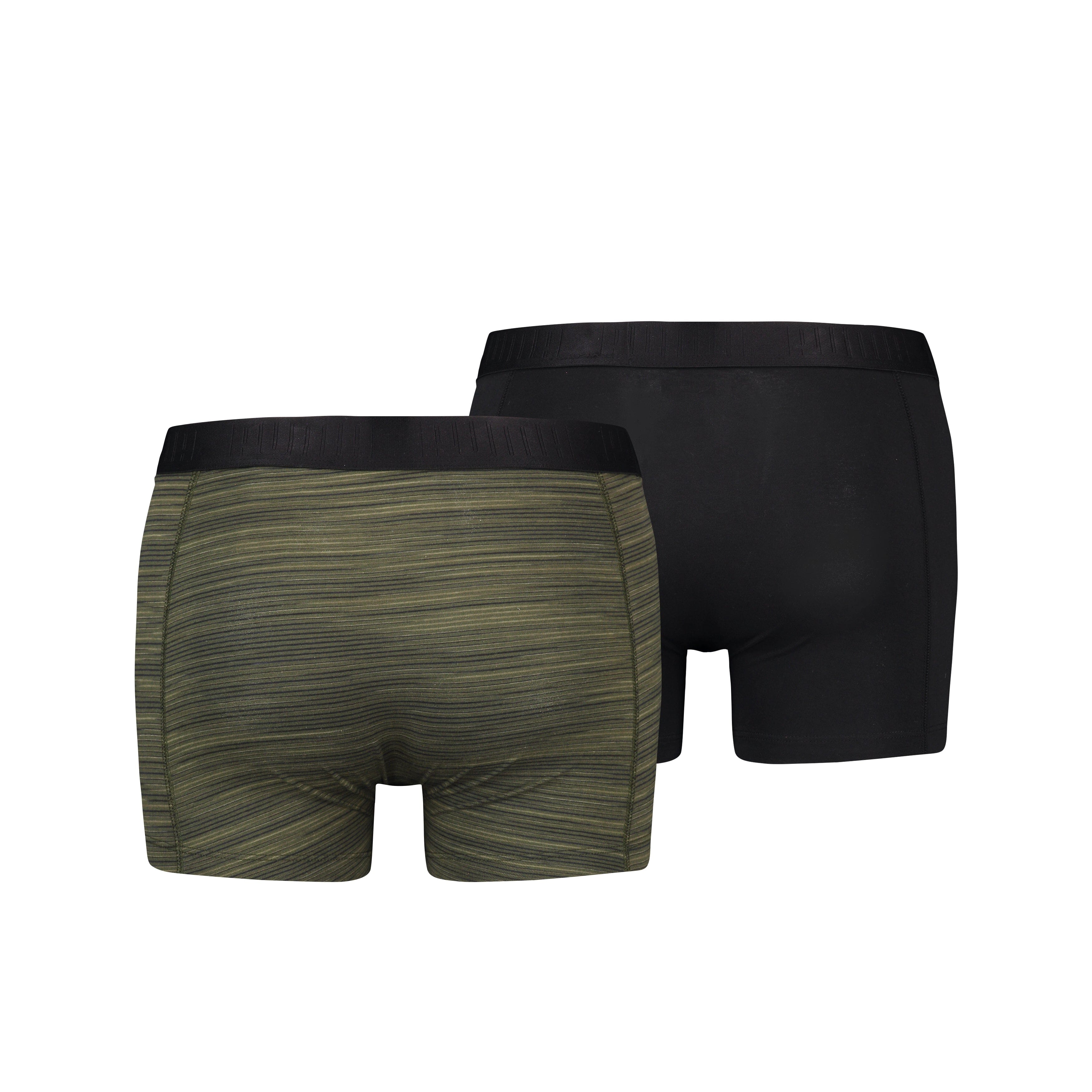 Puma - Space Dye Boxer 2-pack - Forest Night Combo Boxershort Puma 